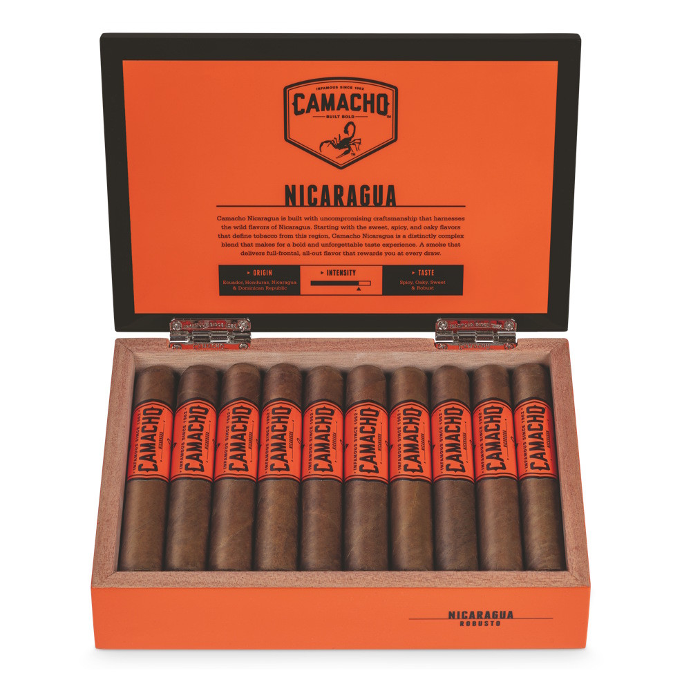 Camacho Nicaragua Robusto (Box of 20)