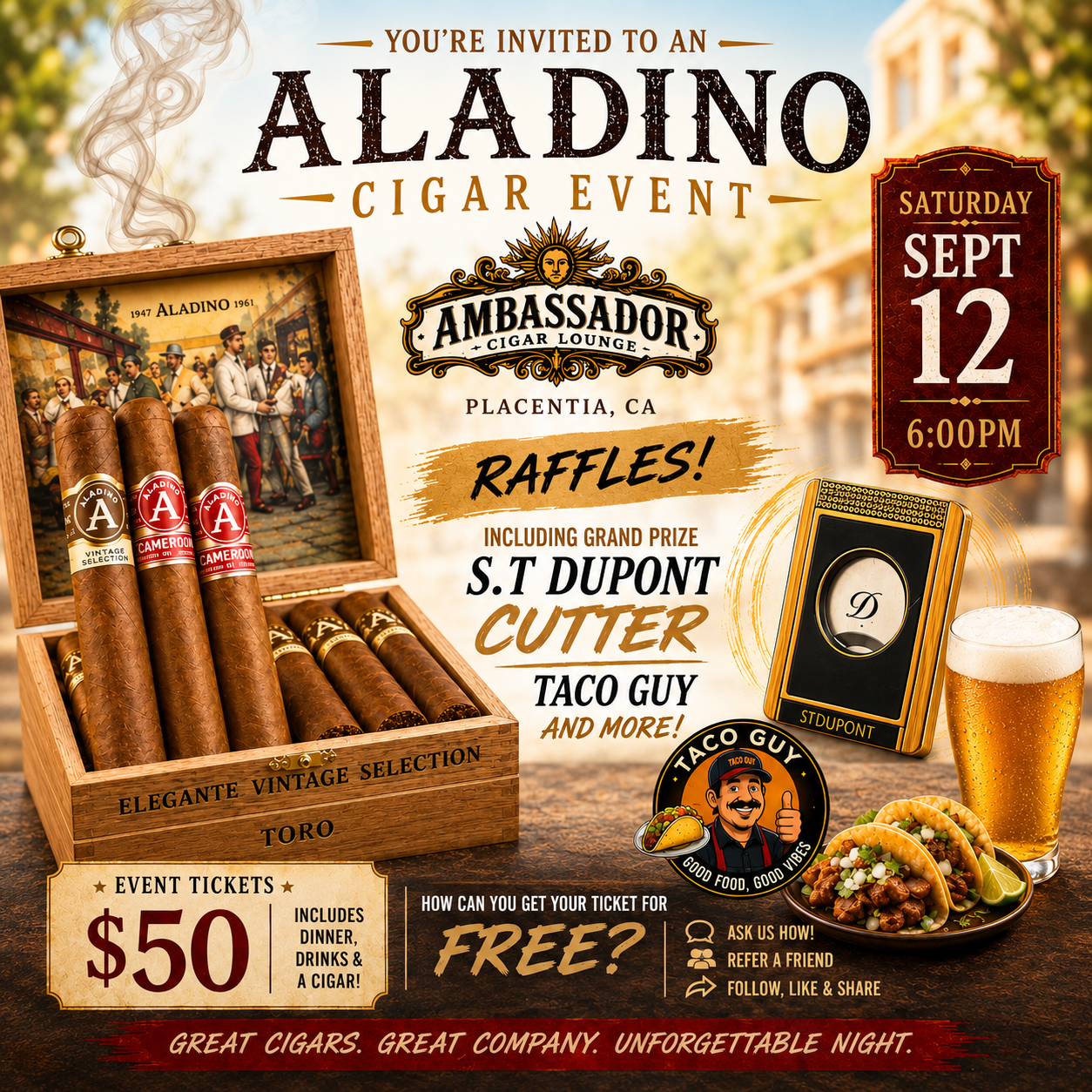 Aladino Event-Only Ticket